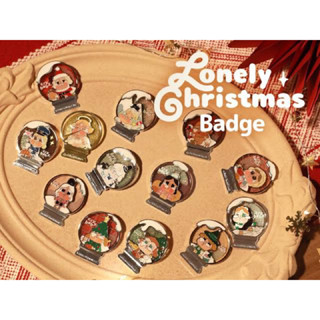 Pop Mart Crybaby Lonely Christmas badge