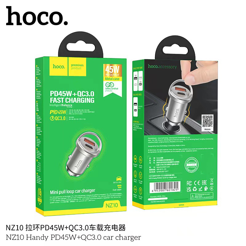 HOCO NZ10 Handy PD45W+Q03.0 car chargerou