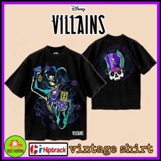 เสื้อDisney ลาย Dr.facilier ( Villains Disney )😈สีดำ ฟอกเฟด (TMA-011)