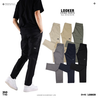 9%Clothing-กางเกงChino ทรงกระบอกตรง กางเกงขายาว กางเกงผู้ชาย 5สี ไซต์30-36นิ้ว(Looker100%)