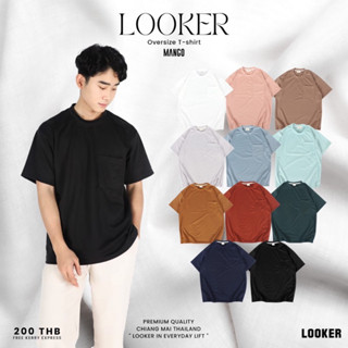 9%Clothing-เสื้อ Oversize ผ้าแมงโก้ พร้อมส่ง 9 สี ใส่ได้ทั้งชายและหญิง(Looker100%)