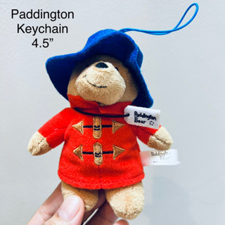 ตุ๊กตา พวงกุญแจ หมีแพ็ดดิงตัน Paddington Bear ลิขสิทธิ์แท้ ใส่ชุดสีแดง หมวกน้ำเงิน มือสองสภาพดี นักสะสมห้ามพลาด Keychain