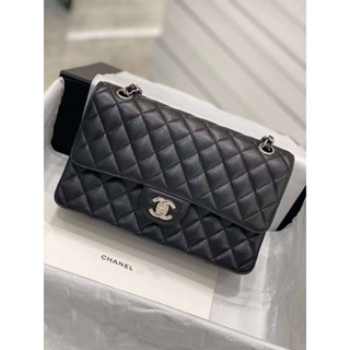 Chanel classic Grad งานดีที่สุด Size 25Cm  Hardware silver 100% อะไหล่เงินแท้  หนังวัวแพงที่สุด