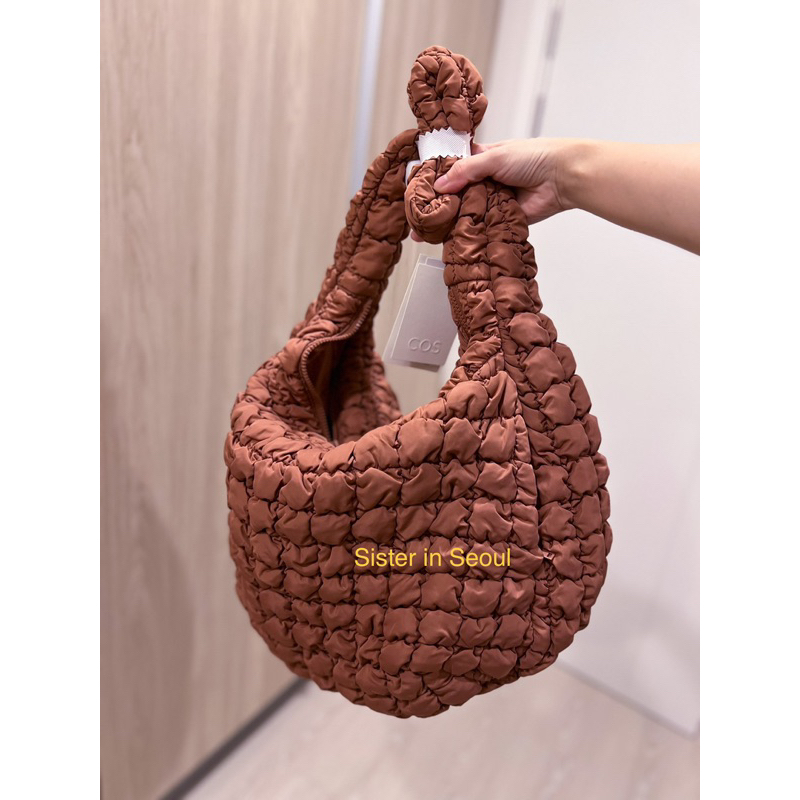 🔥New!!!🔥COS Quilted bag Exclusive in Thailand สีใหม่ล่าสุด Pink Moroccan oversize ของแท้ 100%‼️ ราคา