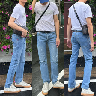 ‼️พร้อมส่ง🍻Slim Fit Jeans (สี  Blue) กางเกงยีนส์ทรงกระบอกเล็กสไตล์เกาหลี