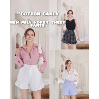 #COTTON CANDY 🍭กางเกงขาสั้น ทวีต New Mily korea tweet pants