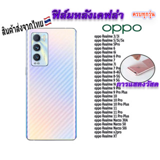 ฟิล์ม ฟิล์มกันรอยหลัง เคฟล่า สำหรับ!OPPO Realme3|Realme5/5i/5s|Realme6/6s|Realme6 Pro|Realme7|Realme7 Pro|Realme8