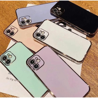 เคส TPU ขอบทอง สำหรับรุ่น oppo A78 A58 A98 (พร้อมส่งจากไทย)