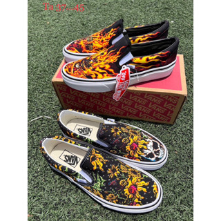 รองเท้า V_ans X SAMURAI Rising Slip On (งามเทียบแท้100%)มี2ลาย สุดฮิต พร้อมส่งในประเทศไทย