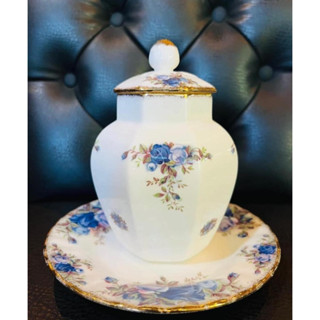 กระปุกน้ำตาล Royal Albert Moonlight Roses (ไม่รวมจาน)