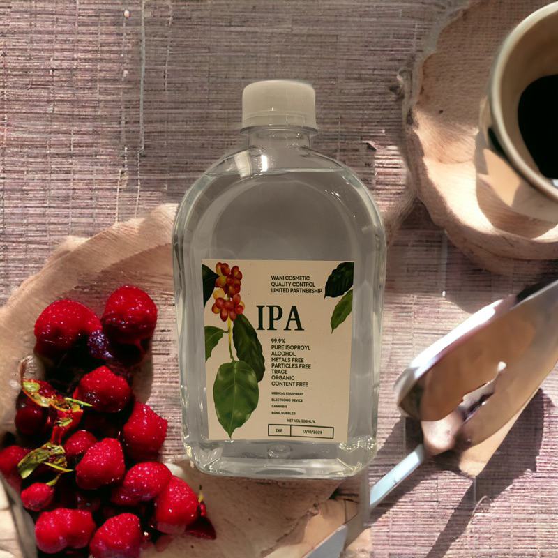 IPA 500 ml น้ำยาล้างบ้อง ทำความสะอาดล้างเครื่องแก้ว ล้างเครื่องมือการแพทย์ น้ำยาฆ่าเชื้อโรค / IPA - Isopropyl alcohol