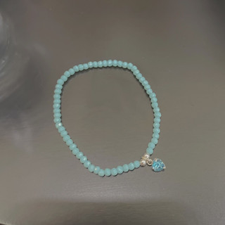 SissyJewelry // กำไลหิน รุ่นเอ็นยืด  Aquamarine stone