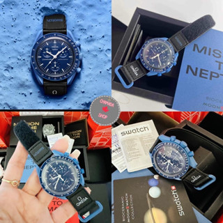 Omega x Swatch Neptune🖤💙แท้💯