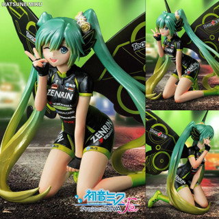 ฟิกเกอร์ Dioramansion Vocaloid Project Diva โวคาลอยด์ โปรเจกต์ดีวา Hatsune Miku Racing ฮัตสึเนะ มิกุ เรสซิ่ง ชุดนักแข่ง