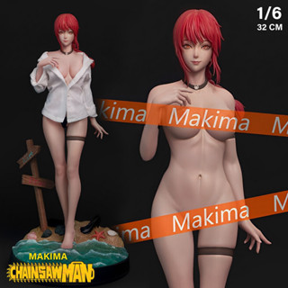 Figure Nice Bowl Studio Chainsaw Man ซินซอล แมน เชนซอ นักล่าปีศาจ Makima มาคิมะ มาคิม่า 1/6 H 32 cm ควบคุมปีศาจ งานปั้น