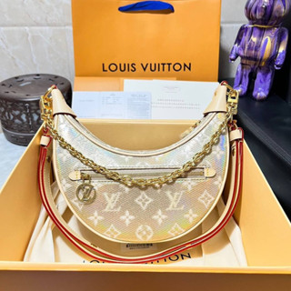 Louis Vuitton หนังเเท้ 100% อะไหล่ดีสุด free box set  Grad VIP Size 23CM