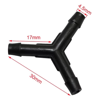 ข้อต่อสายไมโคร ข้อต่อ สายไมโคร สายพ่นหมอก 4.7mm 5.7mm 3ทาง 2ทาง 4ทาง สำหรับต่อหัวพ่นหมอก มินิสปิงเกอร์ 6mm ข้อต่อ วาล์ว