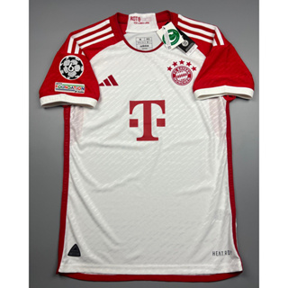 เสื้อบอล เพลเย่อ บาเยิร์น มิวนิค เหย้า  2023-24 Player Bayern Munich Home 2023 อาร์มแชมเปี้ยนลีค ผ้าทอเกรดดีที่สุด