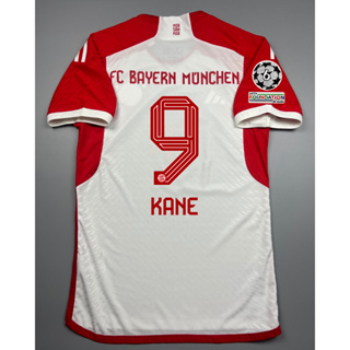 เสื้อบอล เพลเย่อ บาเยิร์น มิวนิค เหย้า 2023-24 Player Bayern Munich Home 9 KANE อาร์มแชมเปี้ยนลีค ผ้าทอเกรดดีที่สุด