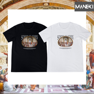 MANEKI เสื้อยืดสไตล์สตรีทไทย รุ่น School Of Athens