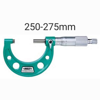 ไมโครมิเตอร์วัดนอก 250-275mm ความละเอียด 0.01mm Outside Micrometer 250-275mmx0.01mm INSIZE 3203-275A อินไซส์