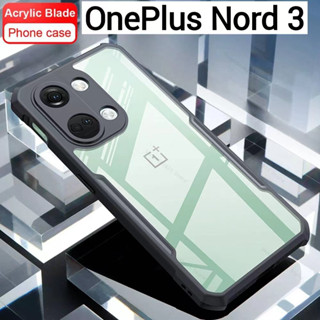 OnePlus Nord3ตรงรุ่น(พร้อมส่งในไทย)เคสกันกระแทกขอบสีหลังใสOnePlus Nord 3 5G/OnePlus Ace 2V