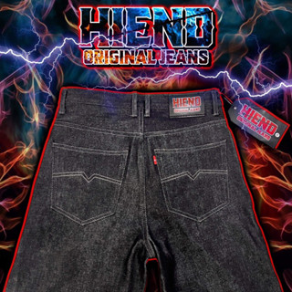 กางเกงยีนส์HIENDสีมิดไนท์ผ้า15oz