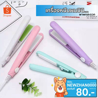 เครื่องหนีบผมมินิ หนีบมินิ ขนาดพกพา หนีบตรง ทำผมทรงหนีบตรง Mini-002