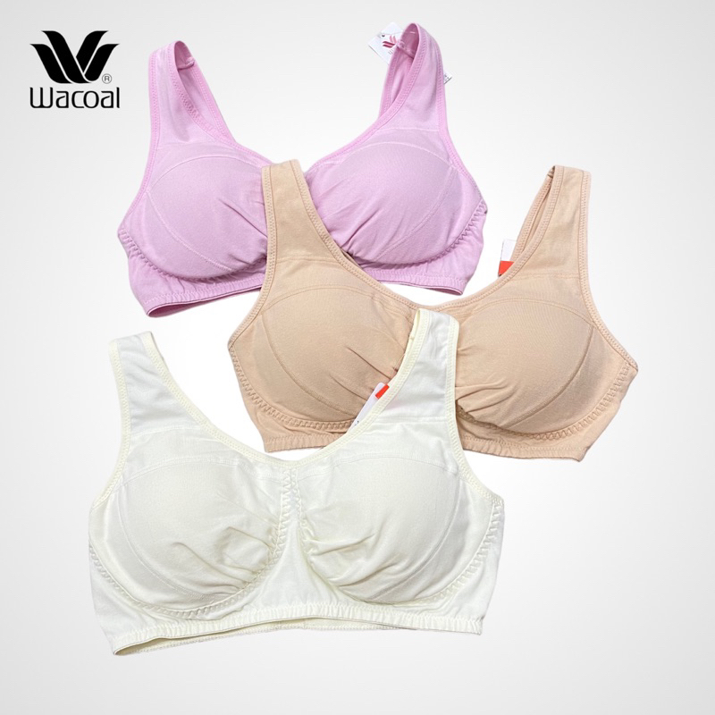 Wacoal บราสำหรับใส่นอน เสริม ฟองน้ำ(Wacoal Beauty Night) รุ่น WH2T29,WH2T17