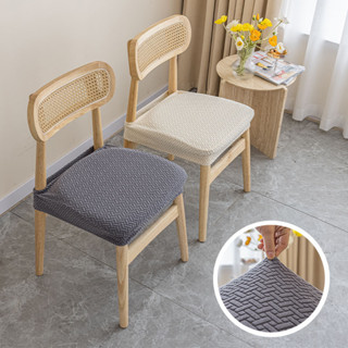 1 Piece Chair Cover Stretch Elastic Dining Seat Cover for Banquet Wedding Restaurant Hotel Anti-Dirty Removable Chair Pr