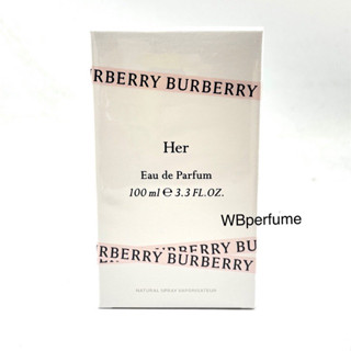 น้ำหอม Burberry Her Edp 100ml กล่องซีลและ Giftset 2in1