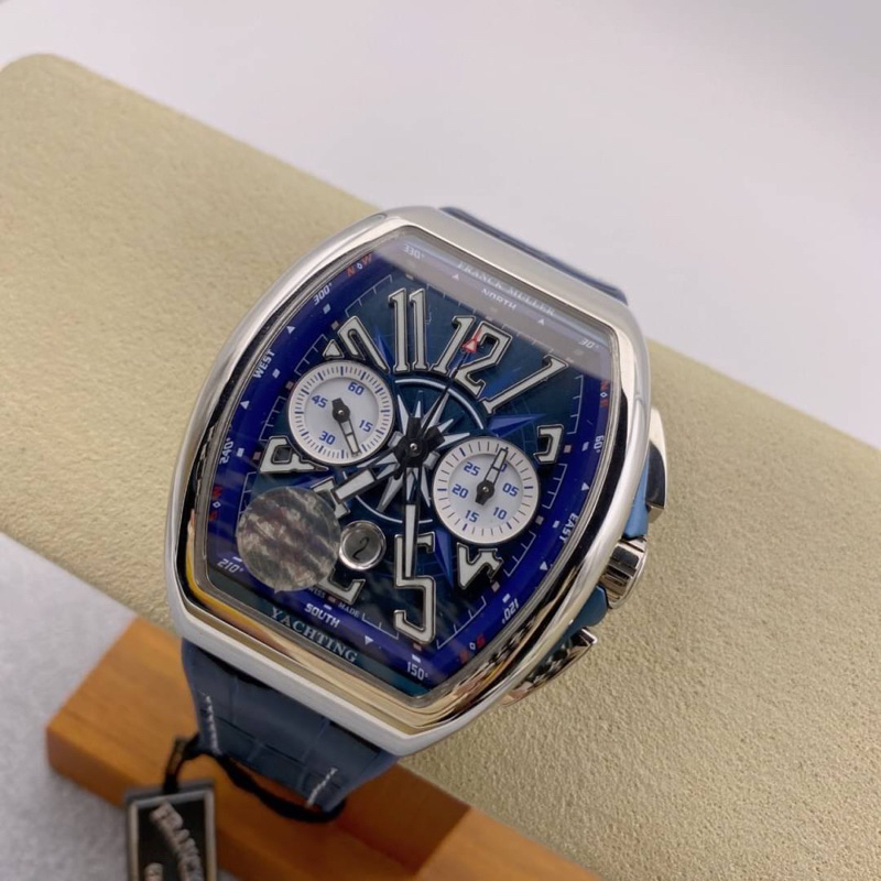นาฬิกาข้อมือรุ่น#frank MULLER  งาน TOP SWISS SUPER CLONE  1:1  โรงงาน #ABF   factory  ขนาด: 44x54 มม.