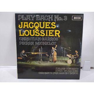 1LP Vinyl Records แผ่นเสียงไวนิล   JACQUES LOUSSIER   (H8A45)