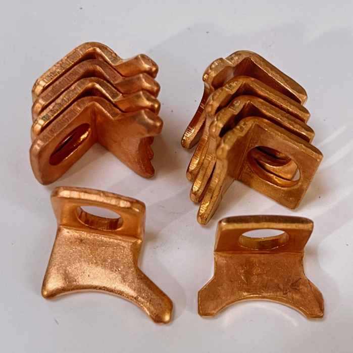 สะพานไฟ วีโก้ ทองแดงแท้ (เอียงขวา+เล็กมีปีก)แป้นโอโตเมติกไดสตาร์ทND VIGO รับประกันคุณภาพ(ราคา/2ตัว)