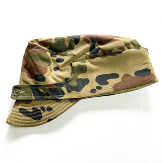 หมวกหูพับ Genuine Romanian army field cap m93 combat BDU hat camo leaf military กองทัพโรมาเนีย หมวกแก๊ป หมวกปีก