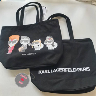 KARL LAGERFELD PARIS Kristen Logo Graphic Tote แท้💯