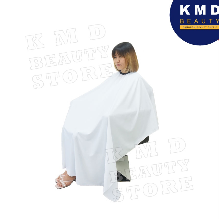 ผ้าคลุมทำผม ใช้ทำสีผม กันเศษผมขณะตัดผม ซอยผม กันน้ำ 70% ผ้าเนื้อดี กันเปื้อนได้ดี ซักได้ ขนาด140x160 ซม. ตรงปก ส่งเร็ว
