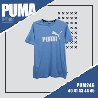 เสื้อยืดเเขนสั้น   PUMA (TSM-PUM-246) ผ้านิ่มใส่สบาย ระบายอากาศดี ใส่ได้ทั้งชายและหญิง