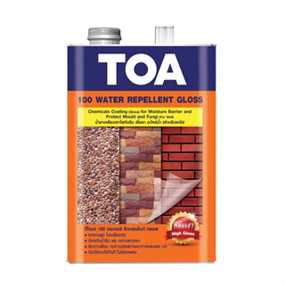 น้ำยาเคลือบเงาใสกันซึม ทีโอเอ ขนาด 1/4 แกลลอน (0.946 ลิตร) TOA-100 Water Repellent Gloss