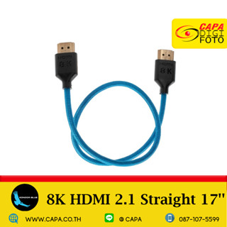 Kondor Blue 8K HDMI 2.1 Straight 17 Cable (Blue) KB_HDMI2.1