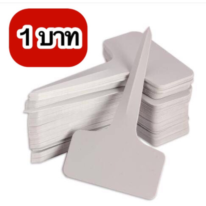 ป้ายปักต้นไม้ แบบตัวที (2 ชิ้น)