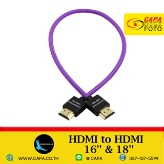 Kondor Blue MK2 Full HDMI 2.0 Straight 16 &amp; 18 Cable (Purple)