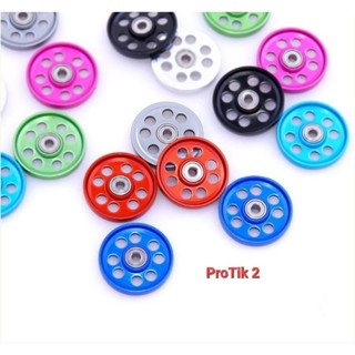 โรลเลอร์ 17 mm. ฉลุ รูกลม ลื่นๆ สำหรับ รถ Mini 4wd