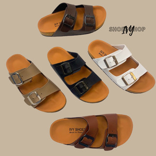 พิมพ์โค้ด IVY9SH ลดเพิ่ม 15%🔥 ส่งไว/เน้นคุณภาพ⚡️IVY SHOES รองเท้าไบเก้น พื้นนิ่ม สวมเข็มขัด 2 ตอน (ปรับสายได้)ใส่สบาย