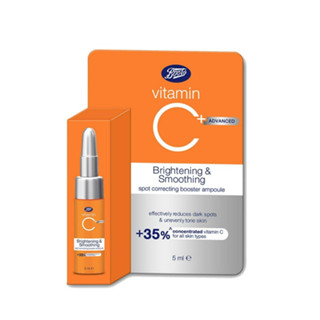 Boots Vitamin C dark spot correcting booster serum บูทส์ วิตามิน ซี แอดวานซ์ ดาร์ค สปอต คอร์เร็คติ้ง บูสเตอร์ ซีรั่ม 5ml