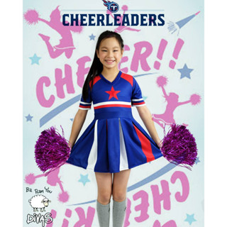 AYชุดเชียร์ลีดเดอร์ วี๊ดดดดดด บึ้ม!! 🌺CHEERLEADERS🌷 ชุดเชียร์ลีดเดอร์มาแล้วจร้า พร้อมส่ง ผ้านิ่มใส่สะบาย ซิปหลังใส่ง่าย🌹