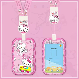 พร้อมส่ง 🇹🇭 ส่วนโค้งใหม่ป้ายชื่อพร้อมสายคล้องคอ ป้ายห้อยบัตร ป้ายใส่บัตรพนักงาน ป้ายใส่คีย์การ์ด ซองใส่บัตรลายการ์ตูน