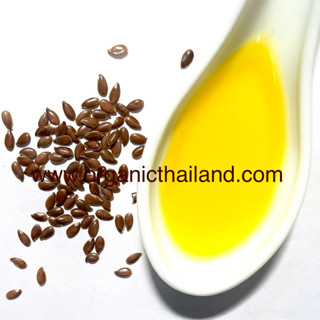 100cc น้ำมันแฟล็กซีดบีบเย็น Cold pressed flax seed oil