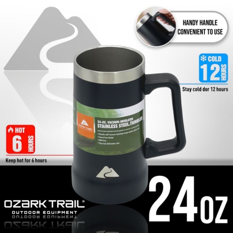 Ozark trail handle 24oz แก้วน้ำสแตนเลสเก็บอุณหภูมิมือจับ