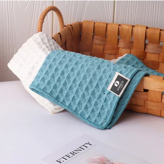 ShopAt.Two[NP-7141] ผ้าเช็ดมือวาฟเฟิล ผ้าเช็ดหน้า นุ่ม ซับน้ำได้ดี ขนาด 30x30 ซม.